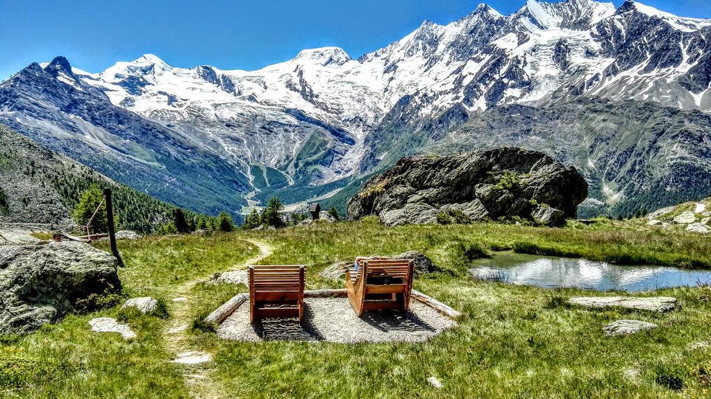 Haus Kandahar Saas-Fee Exterior foto